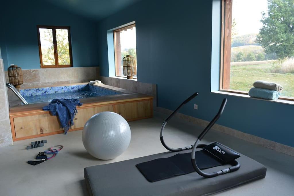 Bastide Des Tourelles Pour 20 Pers. Piscine & Spa Marzens Kültér fotó
